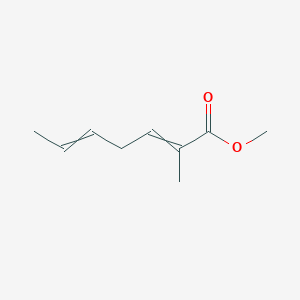 molecular formula C9H14O2 B14399486 Methyl 2-methylhepta-2,5-dienoate CAS No. 88598-81-6