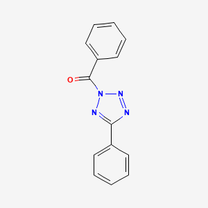 molecular formula C14H10N4O B14399512 2H-Tetrazole, 2-benzoyl-5-phenyl- CAS No. 87268-79-9