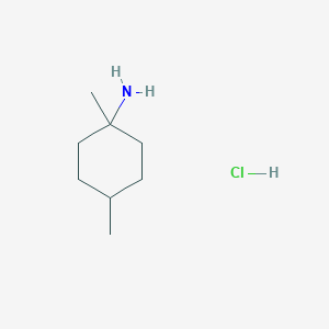 molecular formula C8H18ClN B1439961 1,4-Dimethylcyclohexan-1-amine hydrochloride CAS No. 1081513-98-5