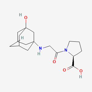 molecular formula C17H26N2O4 B1439962 Vildagliptin Carboxylic Acid Metabolite CAS No. 565453-40-9