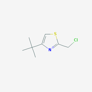 molecular formula C8H12ClNS B1439964 4-Tert-butyl-2-(chloromethyl)-1,3-thiazole CAS No. 170881-59-1
