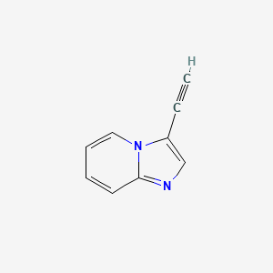 molecular formula C9H6N2 B1439971 3-Ethynylimidazo[1,2-a]pyridine CAS No. 943320-53-4