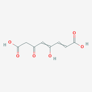 molecular formula C8H8O6 B14399775 4-Hydroxy-6-oxoocta-2,4-dienedioic acid CAS No. 89999-78-0