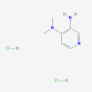 molecular formula C7H13Cl2N3 B1439978 N4,N4-Dimethylpyridine-3,4-diamine dihydrochloride CAS No. 1211495-74-7
