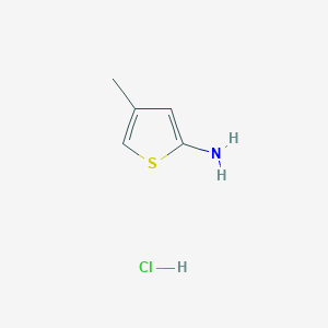 molecular formula C5H8ClNS B1439982 4-Methylthiophen-2-amine hydrochloride CAS No. 930299-88-0