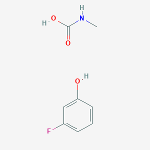 molecular formula C8H10FNO3 B1439986 Phenol, 3-fluoro-, methylcarbamate CAS No. 705-48-6