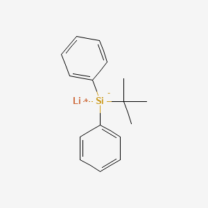 molecular formula C16H19LiSi B14399865 Lithium, [(1,1-dimethylethyl)diphenylsilyl]- CAS No. 88108-89-8