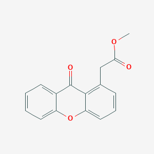 molecular formula C16H12O4 B14399976 Methyl (9-oxo-9H-xanthen-1-yl)acetate CAS No. 88521-86-2
