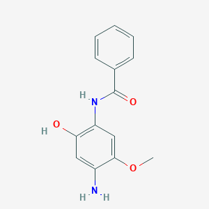 molecular formula C14H14N2O3 B14399999 N-(4-Amino-2-hydroxy-5-methoxyphenyl)benzamide CAS No. 88380-60-3