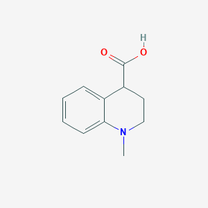 molecular formula C11H13NO2 B1440001 1-Methyl-1,2,3,4-tetrahydroquinoline-4-carboxylic acid CAS No. 933756-65-1
