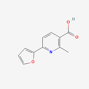 6-(Furan-2-yl)-2-methylpyridine-3-carboxylic acid
