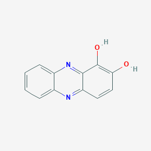 molecular formula C12H8N2O2 B14400088 5,10-Dihydrophenazine-1,2-dione CAS No. 856993-35-6