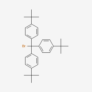 molecular formula C31H39Br B14400158 1,1',1''-(Bromomethanetriyl)tris(4-tert-butylbenzene) CAS No. 87655-62-7