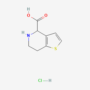 4H,5H,6H,7H-thieno[3,2-c]pyridine-4-carboxylic acid hydrochloride