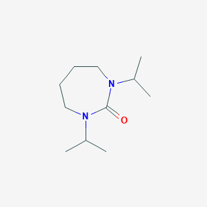 molecular formula C11H22N2O B14400233 1,3-Di(propan-2-yl)-1,3-diazepan-2-one CAS No. 89913-91-7