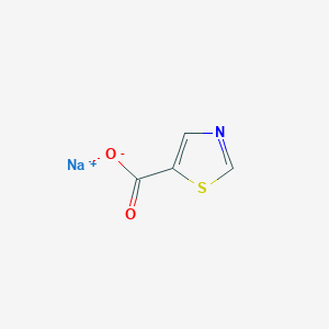 molecular formula C4H2NNaO2S B1440034 Sodium 1,3-thiazole-5-carboxylate CAS No. 26862-80-6