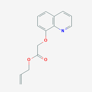 molecular formula C14H13NO3 B14400430 Prop-2-en-1-yl [(quinolin-8-yl)oxy]acetate CAS No. 88350-07-6