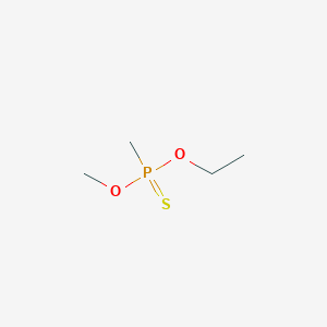 molecular formula C4H11O2PS B14400659 o-Ethyl o-methyl methylphosphonothioate CAS No. 88066-00-6