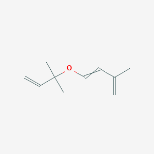 molecular formula C10H16O B14400746 3-Methyl-1-[(2-methylbut-3-en-2-yl)oxy]buta-1,3-diene CAS No. 89502-52-3