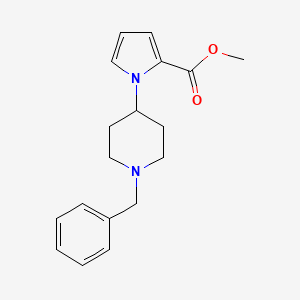 methyl 1-(1-benzylpiperidin-4-yl)-1H-pyrrole-2-carboxylate
