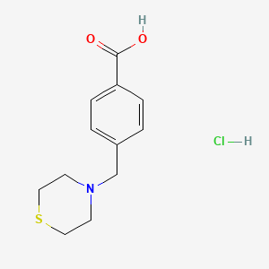 4-(Thiomorpholin-4-ylmethyl)benzoic acid hydrochloride