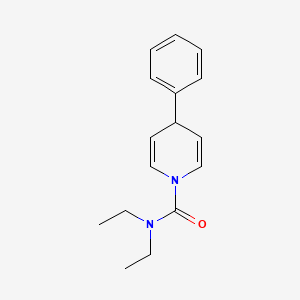 molecular formula C16H20N2O B14400817 N,N-diethyl-4-phenyl-4H-pyridine-1-carboxamide CAS No. 87672-90-0