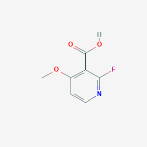 molecular formula C7H6FNO3 B1440082 2-Fluoro-4-methoxynicotinic acid CAS No. 1190315-81-1