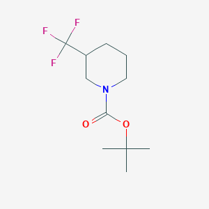 molecular formula C11H18F3NO2 B1440083 Tert-butyl 3-(trifluoromethyl)piperidine-1-carboxylate CAS No. 1093759-71-7