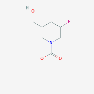 Tert-butyl 3-fluoro-5-(hydroxymethyl)piperidine-1-carboxylate
