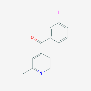 4-(3-Iodobenzoyl)-2-methylpyridine