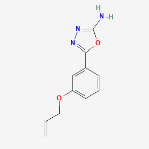 5-[3-(Allyloxy)phenyl]-1,3,4-oxadiazol-2-amine