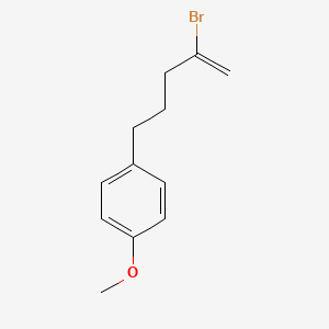 2-Bromo-5-(4-methoxyphenyl)-1-pentene