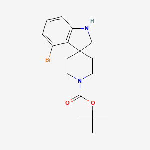 Tert-butyl 4-bromospiro[indoline-3,4'-piperidine]-1'-carboxylate