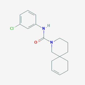 molecular formula C17H21ClN2O B14401045 N-(3-Chlorophenyl)-2-azaspiro[5.5]undec-8-ene-2-carboxamide CAS No. 85675-21-4