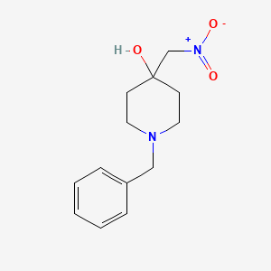molecular formula C13H18N2O3 B1440105 1-Benzyl-4-(nitromethyl)piperidin-4-ol CAS No. 34259-89-7