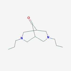 molecular formula C13H24N2O B144011 3,7-Dipropyl-3,7-diazabicyclo[3.3.1]nonan-9-one CAS No. 926276-14-4