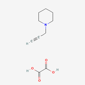 molecular formula C10H15NO4 B14401134 Oxalic acid;1-prop-2-ynylpiperidine CAS No. 88598-21-4