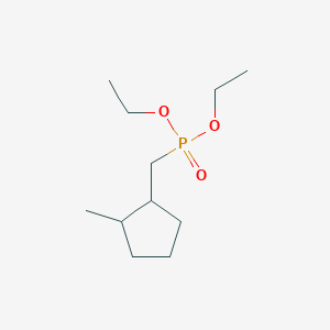 molecular formula C11H23O3P B14401151 Diethyl [(2-methylcyclopentyl)methyl]phosphonate CAS No. 89519-96-0