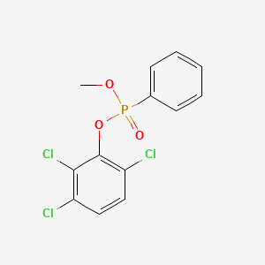 molecular formula C13H10Cl3O3P B14401239 Methyl 2,3,6-trichlorophenyl phenylphosphonate CAS No. 87539-27-3