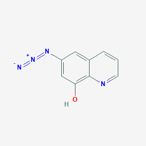molecular formula C9H6N4O B14401263 6-Azidoquinolin-8-ol CAS No. 88609-19-2