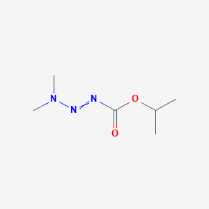 molecular formula C6H13N3O2 B14401322 Propan-2-yl 3,3-dimethyltriaz-1-ene-1-carboxylate CAS No. 88014-78-2