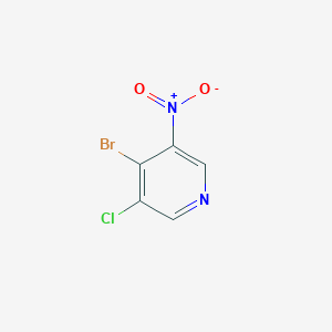 B1440134 4-Bromo-3-chloro-5-nitropyridine CAS No. 1072141-30-0