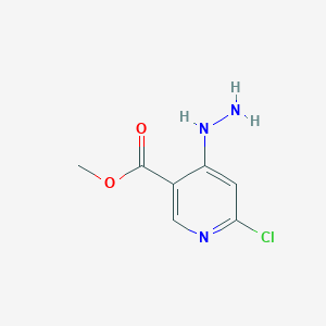 Methyl 6-chloro-4-hydrazinonicotinate