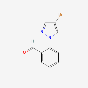 2-(4-bromo-1H-pyrazol-1-yl)benzaldehyde