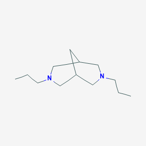 molecular formula C13H26N2 B144015 3,7-Dipropyl-3,7-diazabicyclo[3.3.1]nonane CAS No. 909037-18-9