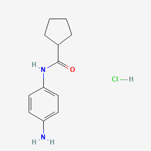 N-(4-Aminophenyl)cyclopentanecarboxamide hydrochloride