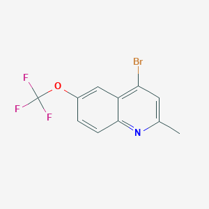 4-Bromo-2-methyl-6-trifluoromethoxyquinoline
