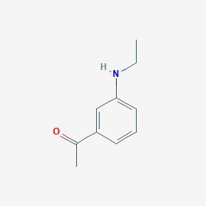 molecular formula C10H13NO B144016 1-[3-(Ethylamino)phenyl]ethanone CAS No. 134812-13-8