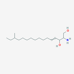molecular formula C17H35NO2 B14401612 2-Amino-14-methylhexadec-4-ene-1,3-diol CAS No. 86067-68-7