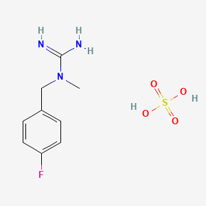 1-(4-Fluorobenzyl)-1-methylguanidine sulfate